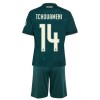Real Madrid Tchouameni 14 Fotbollströjor Barn Borta tröja 2026-27 Kortärmad