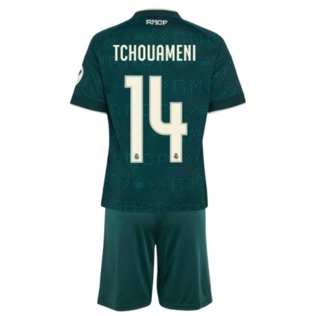 Real Madrid Tchouameni 14 Fotbollströjor Barn Borta tröja 2026-27 Kortärmad
