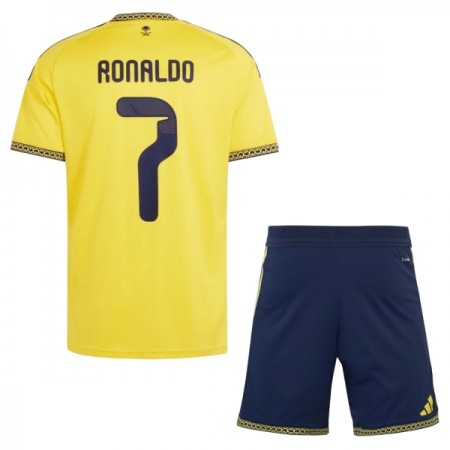 Al Nassr Ronaldo 7 Fotbollströjor Barn Hemma tröja 2026-27 Kortärmad
