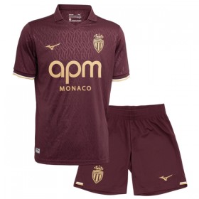 AS Monaco Fotbollströjor Barn Borta tröja 2026-27 Kortärmad