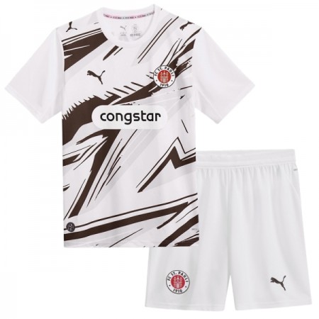 St Pauli Fotbollströjor Barn Borta tröja 2026-27 Kortärmad