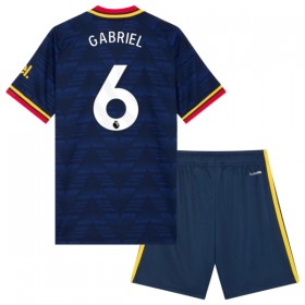 Arsenal Gabriel 6 Fotbollströjor Barn Borta tröja 2026-27 Kortärmad