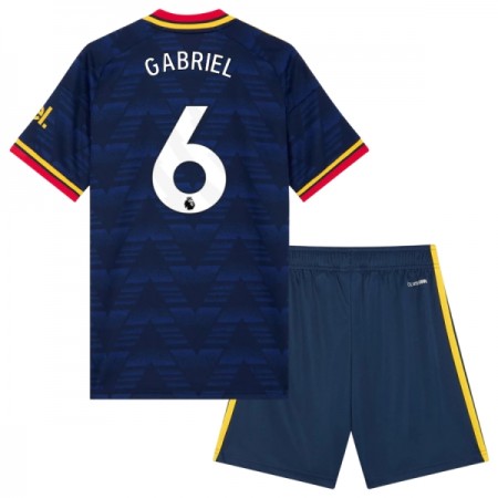 Arsenal Gabriel 6 Fotbollströjor Barn Borta tröja 2026-27 Kortärmad