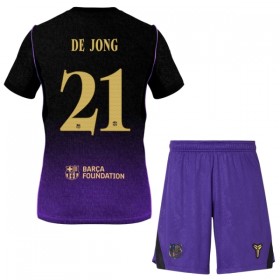 FC Barcelona F. De Jong 21 Fotbollströjor Barn Borta tröja 2026-27 Kortärmad