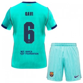 FC Barcelona Gavi 6 Fotbollströjor Barn Tredje tröja 2026-27 Kortärmad