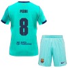 FC Barcelona Pedri 8 Fotbollströjor Barn Tredje tröja 2026-27 Kortärmad