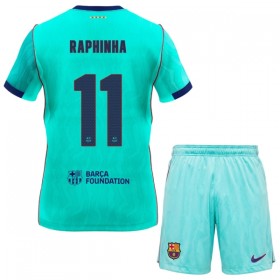 FC Barcelona Raphinha 11 Fotbollströjor Barn Tredje tröja 2026-27 Kortärmad