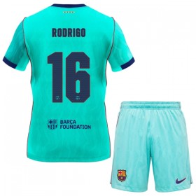 FC Barcelona Rodrigo 16 Fotbollströjor Barn Tredje tröja 2026-27 Kortärmad