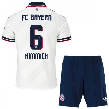 FC Bayern München Kimmich 6 Fotbollströjor Barn Borta tröja 2026-27 Kortärmad