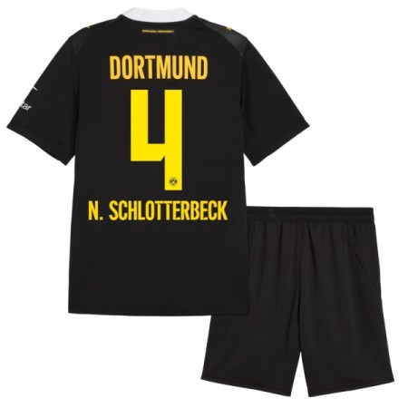 Borussia Dortmund N. Schlotterbeck 4 Fotbollströjor Barn Borta tröja 2026-27 Kortärmad