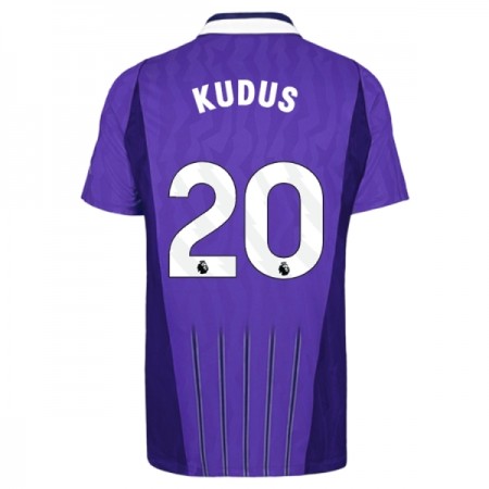 Tottenham Hotspur Kudus 20 Fotbollströjor Tredje tröja 2026-27 Kortärmad