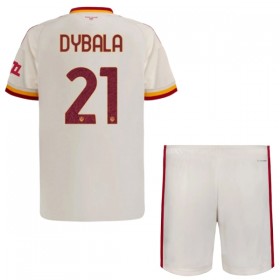 AS Roma Dybala 21 Fotbollströjor Barn Borta tröja 2026-27 Kortärmad