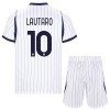 Inter Milan Lautaro 10 Fotbollströjor Barn Borta tröja 2026-27 Kortärmad