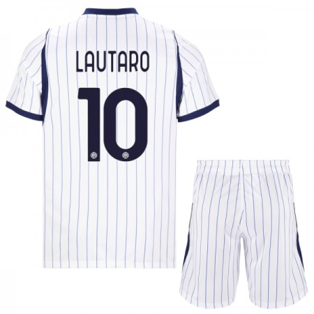 Inter Milan Lautaro 10 Fotbollströjor Barn Borta tröja 2026-27 Kortärmad