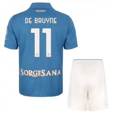 SSC Napoli De Bruyne 11 Fotbollströjor Barn Hemma tröja 2026-27 Kortärmad