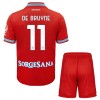 SSC Napoli De Bruyne 11 Fotbollströjor Barn Tredje tröja 2026-27 Kortärmad