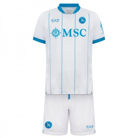 SSC Napoli Fotbollströjor Barn Borta tröja 2026-27 Kortärmad