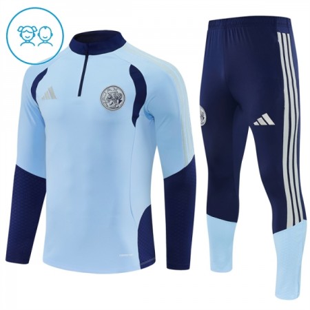 Ajax Barn Trainings Sweatshirt Quarter-Zip 2026-27 Blå