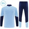 Ajax Barn Trainings Sweatshirt Quarter-Zip 2026-27 Blå
