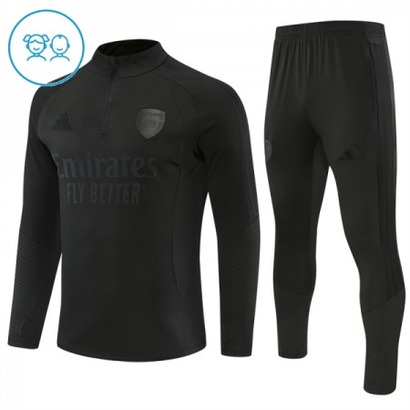 Arsenal Barn Trainings Sweatshirt Quarter-Zip 2026-27 Svart