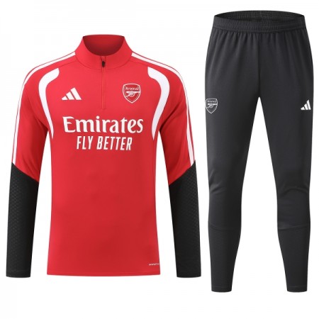 Arsenal Trainings Sweatshirt Quarter-Zip 2026-27 Röd