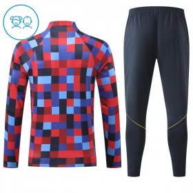 Barcelona Barn Trainings Sweatshirt Quarter-Zip 2026-27 Röd