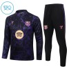 Barcelona Barn Trainings Sweatshirt Quarter-Zip 2026-27 Svart