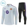 Barcelona Barn Trainings Sweatshirt Quarter-Zip 2026-27 Vit