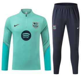 Barcelona Trainings Sweatshirt Quarter-Zip 2026-27 Grön