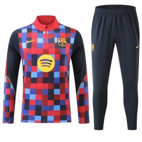 Barcelona Trainings Sweatshirt Quarter-Zip 2026-27 Röd