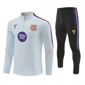 Barcelona Trainings Sweatshirt Quarter-Zip 2026-27 Vit