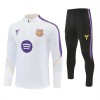 Barcelona Trainings Sweatshirt Quarter-Zip 2026-27 Vit