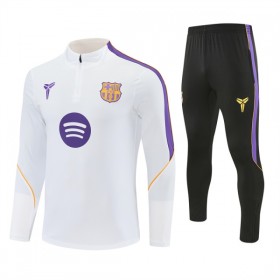Barcelona Trainings Sweatshirt Quarter-Zip 2026-27 Vit