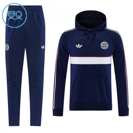 Bayern München Hoodie Barn Trainings Sweatshirt 2026-27 Navy