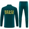 Brasilien Trainings Sweatshirt Quarter-Zip 2026-27 Grön