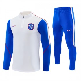 Chelsea Trainings Sweatshirt Quarter-Zip 2026-27 Vit
