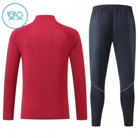 FC Barcelona Barn Trainings Sweatshirt Quarter-Zip 2026-27 Röd