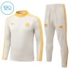 FC Bayern München Barn Trainings Sweatshirt Quarter-Zip 2026-27 Vit