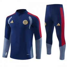 FC Bayern München Trainings Sweatshirt Quarter-Zip 2026-27 Blå