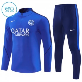 Inter Milan Barn Trainings Sweatshirt Quarter-Zip 2026-27 Blå
