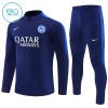 Inter Milan Barn Trainings Sweatshirt Quarter-Zip 2026-27 Blå