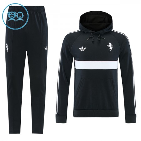 Juventus Hoodie Barn Trainings Sweatshirt 2026-27 Svart