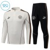 Manchester City Barn Trainings Sweatshirt Quarter-Zip 2026-27 Grå
