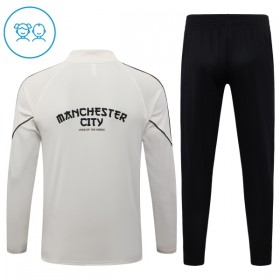 Manchester City Barn Trainings Sweatshirt Quarter-Zip 2026-27 Grå