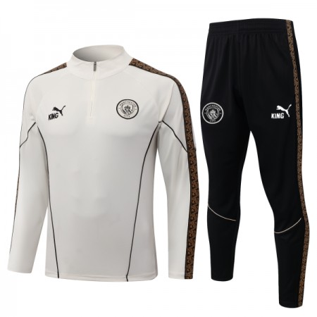 Manchester City Trainings Sweatshirt Quarter-Zip 2026-27 Grå