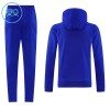 Manchester United Hoodie Barn Trainings Sweatshirt 2026-27 Blå