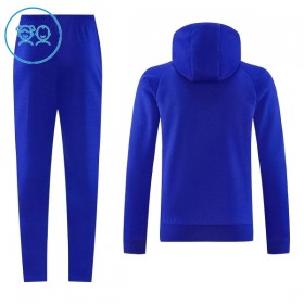 Manchester United Hoodie Barn Trainings Sweatshirt 2026-27 Blå