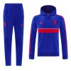 Manchester United Hoodie Trainings Sweatshirt 2026-27 Blå