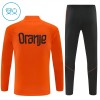 Nederländerna Barn Trainings Sweatshirt Quarter-Zip 2026-27 Orange