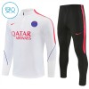 Paris Saint-Germain Barn Trainings Sweatshirt Quarter-Zip 2026-27 Vit